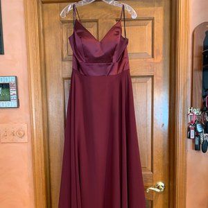 Sorella Vita Bridesmaid Dress in Burgundy